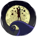 ❤️ emoji The Nightmare Before Christmas Telegram sticker 21 of 35