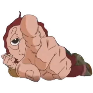 👆 emoji Smiling Friends Telegram sticker 6 of 67