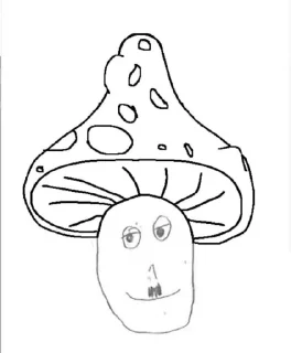 🍄 emoji Name them. Scare them Telegram sticker 5 of 8