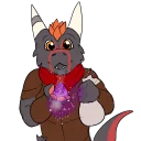 🔮 emoji Arix Crim - Kobold @Ra_Zim Telegram sticker 20 of 41