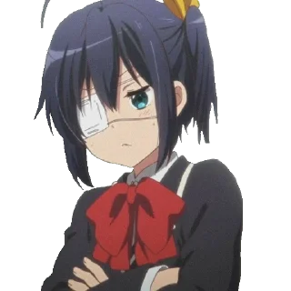 😡 emoji Takanashi Rikka Telegram sticker 11 of 13