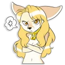 😠 emoji Naked Penny Telegram sticker 5 of 11