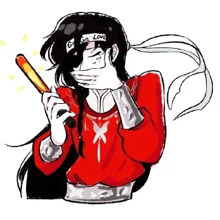 🤗 emoji Hua Cheng @YaoiAnimesBR Telegram sticker 13 of 51