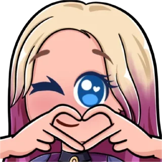 🫶 emoji Biyin Emotes 𝐁𝐲 [ @StarLilPeep ] Telegram sticker 22 of 56