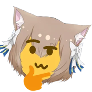🤔 emoji 🤔 Telegram sticker 15 of 47
