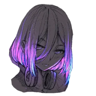 😏 emoji @wallpaper_kid glow stick Telegram sticker 12 of 73