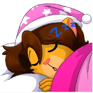 😴 emoji Keiko and Jin Telegram sticker 13 of 32