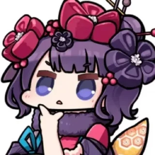 🤔 emoji くまのステッカー13 Telegram sticker 10 of 120