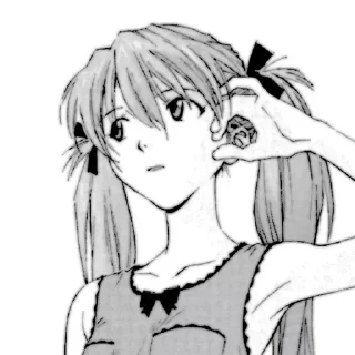 🍁 emoji Asuka Langley Manga Telegram sticker 5 of 39