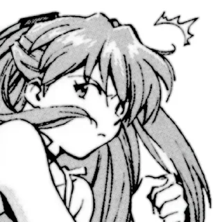 🍁 emoji Asuka Langley Manga Telegram sticker 3 of 39