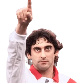 👆 emoji Enzo Francescoli Telegram sticker 10 of 18