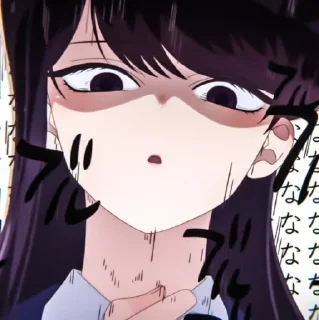 🍥 emoji Komi Shouko @AnimeDivision Telegram sticker 10 of 100