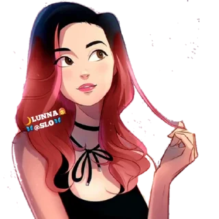 Sticker from Simplesmente LUNNA Oficial 2🌙👩‍🦰