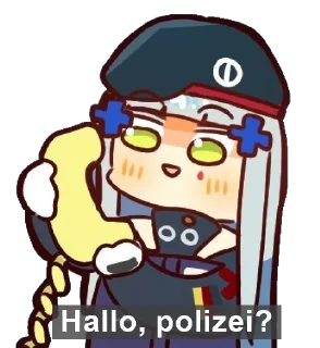 Sticker from Girls' Frontline Stuff 2 by @maouvin