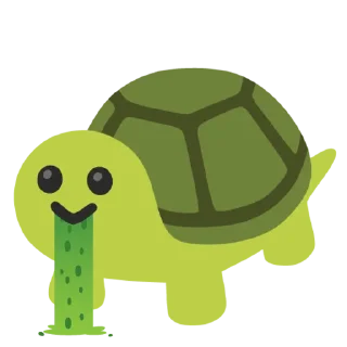 🤮 emoji 龟龟 Telegram sticker 19 of 40
