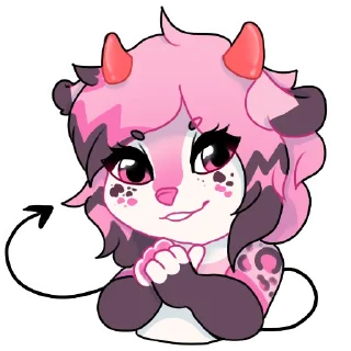 😈 emoji Keomi's Beans Telegram sticker 6 of 36