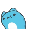 😆 emoji (｡･∀･)ﾉﾞ嗨起来 Telegram sticker 13 of 40