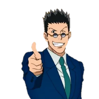 😒 emoji @stikersw_w hunter x hunter Telegram sticker 23 of 107