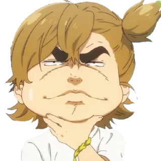 🤔 emoji @stikersw_w Barakamon Telegram sticker 19 of 34