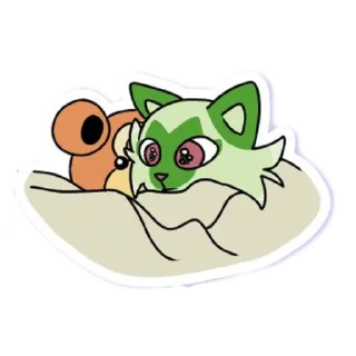 Sticker from Sprigatito! by @Teethshank