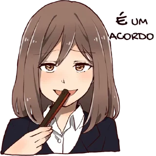 🙃 emoji Namorada geniosa - @oneesanstickers Telegram sticker 9 of 40