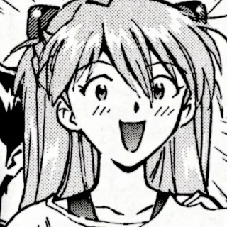 🍁 emoji Asuka Langley Manga Telegram sticker 19 of 39