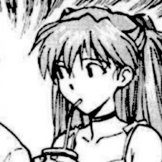 🍁 emoji Asuka Langley Manga Telegram sticker 9 of 39