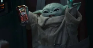🦎 emoji baby yoda Telegram sticker 21 of 29
