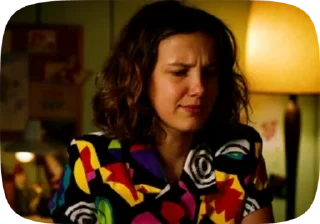 🤨 emoji Milly Bobby Brown Telegram sticker 19 of 23