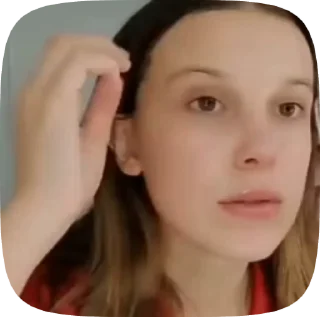 😁 emoji Milly Bobby Brown Telegram sticker 12 of 23