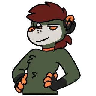 😉 emoji Haze 'Possum Telegram sticker 12 of 28