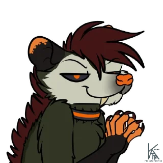 🧐 emoji Haze 'Possum Telegram sticker 21 of 28