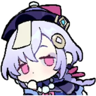 😒 emoji Qiqi Telegram sticker 5 of 12