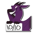 💯 emoji Muddy Telegram sticker 9 of 26