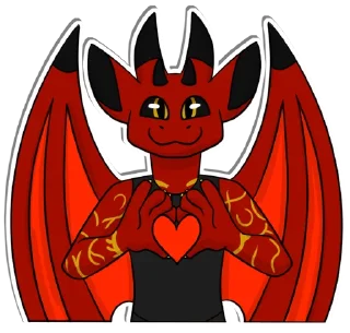 ❤️ emoji ALUCARD! Telegram sticker 23 of 31