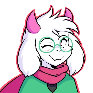 Sticker from Ralsei