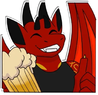 🍺 emoji ALUCARD! Telegram sticker 24 of 31