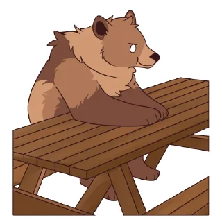 🧺 emoji Grizzly Bears by Pulexart.com Telegram sticker 8 of 13