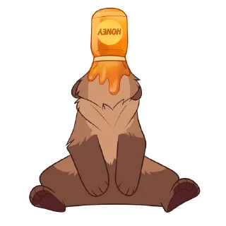 👅 emoji Grizzly Bears by Pulexart.com Telegram sticker 6 of 13