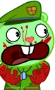Sticker from Happy Tree Friends