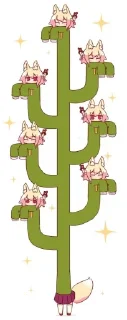 🦊 emoji ながユー3 Telegram sticker 12 of 80