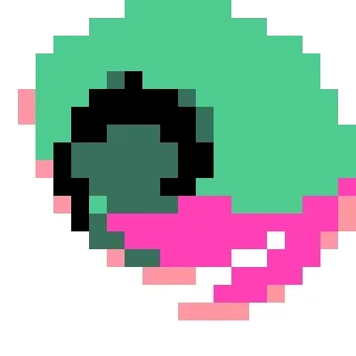 Sticker from Ralsei Sprites