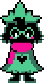 😳 emoji Ralsei Sprites Telegram sticker 12 of 95