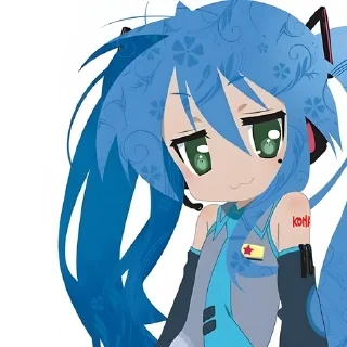 💙 emoji ⌜ Izumi 💙 ⌟ ᨒ @KurumiFan ⛩️ Telegram sticker 7 of 120