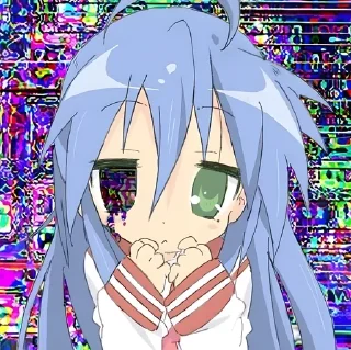 💙 emoji ⌜ Izumi 💙 ⌟ ᨒ @KurumiFan ⛩️ Telegram sticker 15 of 120
