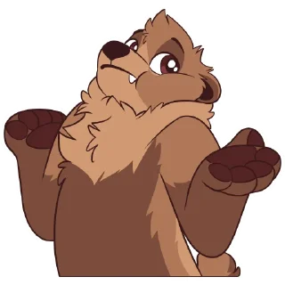 🤷 emoji Grizzly Bears by Pulexart.com Telegram sticker 9 of 13