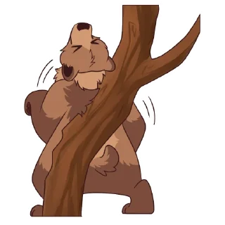 🌳 emoji Grizzly Bears by Pulexart.com Telegram sticker 7 of 13