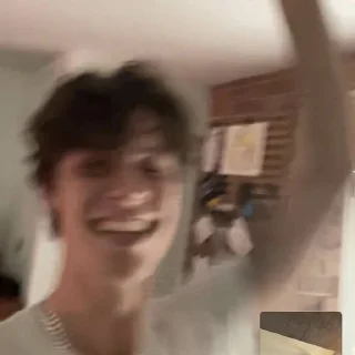 😄 emoji Shawn Mendes reacts Telegram sticker 7 of 98