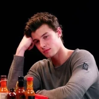 🫠 emoji Shawn Mendes reacts Telegram sticker 1 of 98
