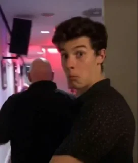 😯 emoji Shawn Mendes reacts Telegram sticker 12 of 98